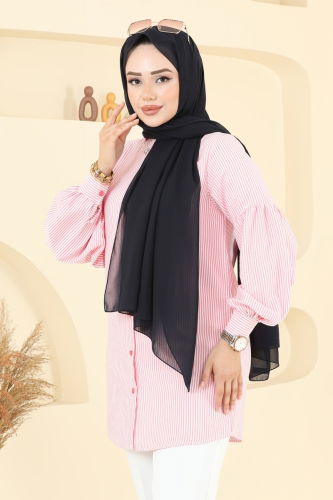 moda selvim شال كحلي غامق 503MDLK1153 - Thumbnail