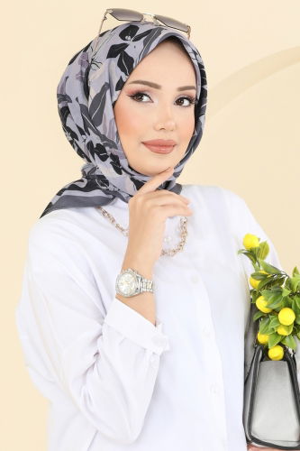 E.R.B. - شال رمادي غامق 504ERB1087