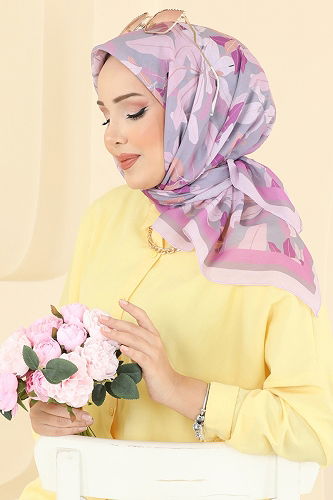 moda selvim Scarf 504ERB1087 Blush Pink - Thumbnail