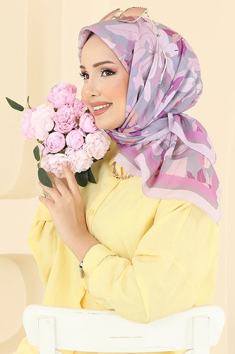 moda selvim Scarf 504ERB1087 Blush Pink - Thumbnail