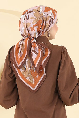 moda selvim شال قرميدي 504ERB1087 - Thumbnail