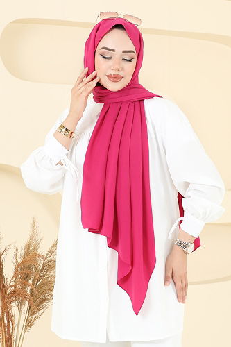 moda selvim Scarf 504MDLK1153 Pink - Thumbnail