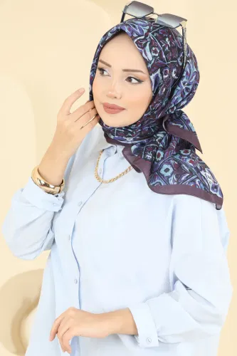 E.R.B. - Scarf 505ERB1087 Damson