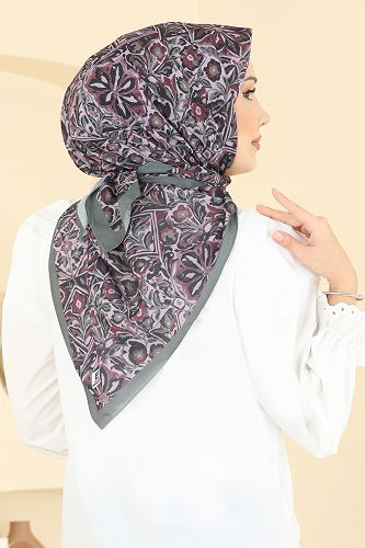 moda selvim Scarf 505ERB1087 Khaki - Thumbnail