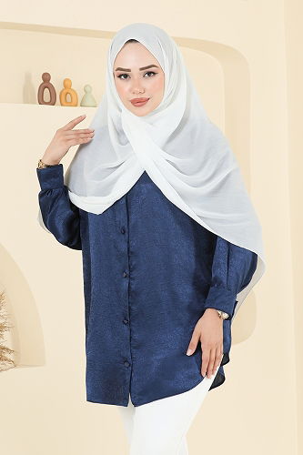 moda selvim Scarf 505MDLK1153 Ecru - Thumbnail