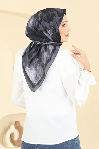 moda selvim Scarf 506ERB1087 Anthracite - Thumbnail