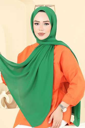 moda selvim Scarf 506MDL873 Benetton Green - Thumbnail