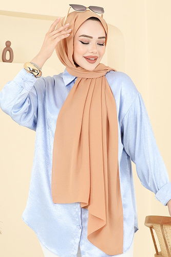 moda selvim Scarf 506MDL873 Biscuit - Thumbnail