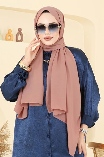 moda selvim Scarf 506MDL873 Dark Powder Vision - Thumbnail