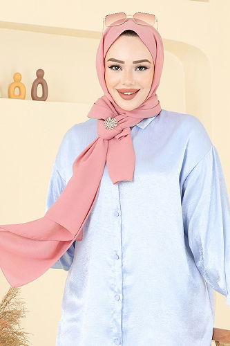 moda selvim شال تفاحي 506MDL873 - Thumbnail