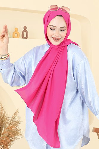 moda selvim شال فوشي 506MDL873 - Thumbnail