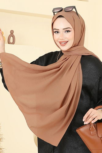 moda selvim Scarf 506MDL873 Latte - Thumbnail