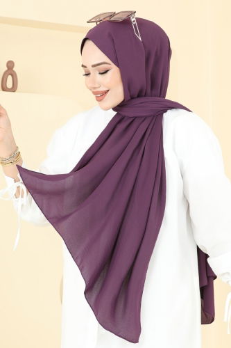 M.D.L. - شال أرجواني فاتح 506MDL873