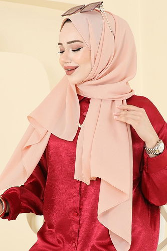 moda selvim شال تفاحي فاتح 506MDL873 - Thumbnail