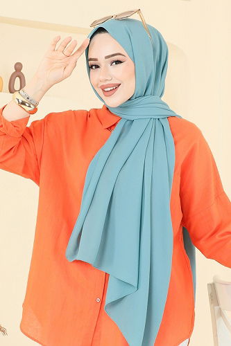 moda selvim Scarf 506MDL873 Mint - Thumbnail