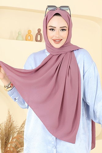 moda selvim شال وردي 506MDL873 - Thumbnail