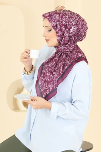 E.R.B. - Scarf 508ERB1087 Damson