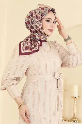 E.R.B. - Scarf 509ERB1087 Damson