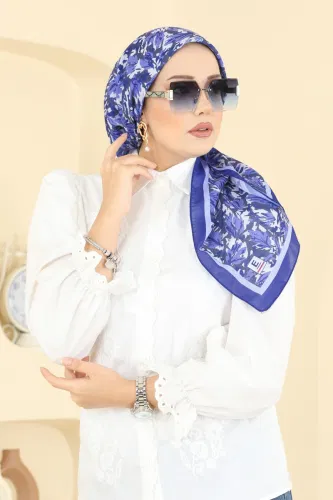 E.R.B. - Scarf 509ERB1087 Saxe