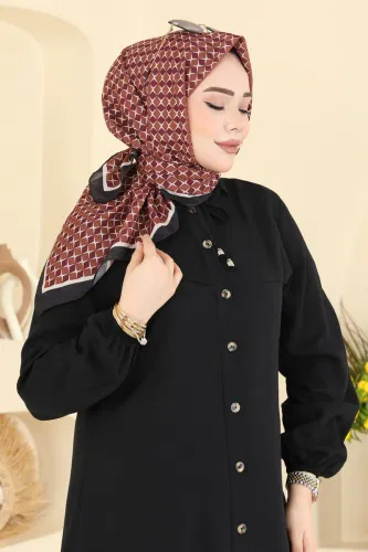 E.R.B. - Scarf 510ERB1087 Black & Brown