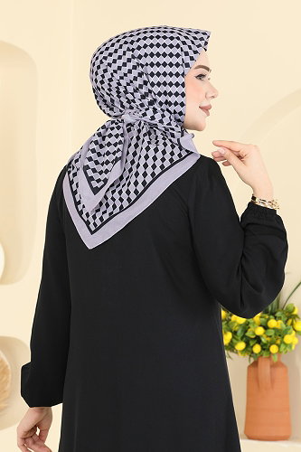 moda selvim إشارب رمادي 510ERB1087 - Thumbnail