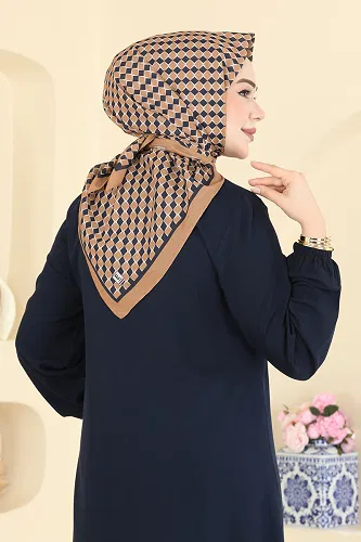 moda selvim Scarf 510ERB1087 Mustard - Thumbnail