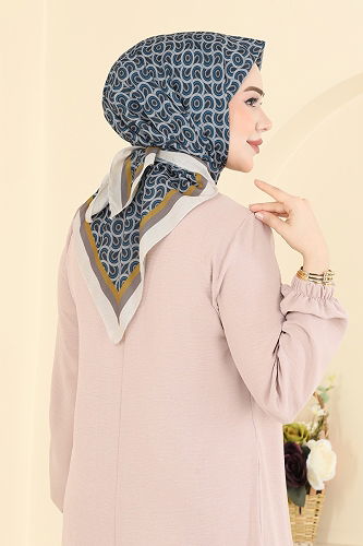 moda selvim Scarf 511ERB1087 Cream - Thumbnail