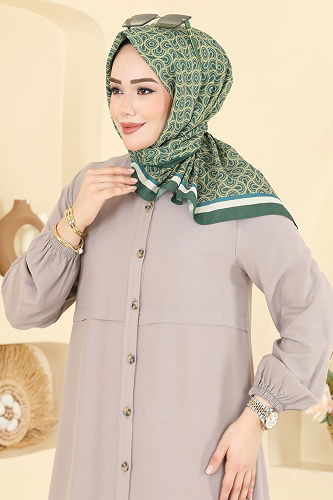 moda selvim Scarf 511ERB1087 Emerald - Thumbnail