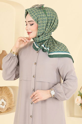 moda selvim Scarf 511ERB1087 Emerald - Thumbnail