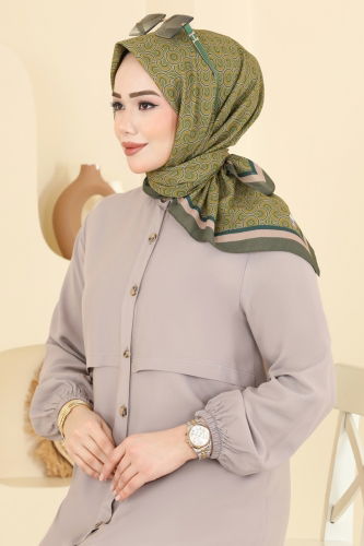 E.R.B. - إشارب اخضر عفني 511ERB1087