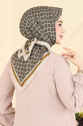 moda selvim Scarf 511ERB1087 Mold Green - Thumbnail