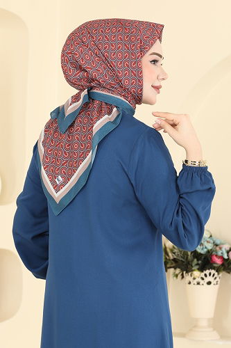 moda selvim إشارب بترولي 511ERB1087 - Thumbnail