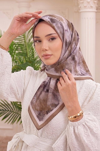 moda selvim Scarf 512ERBK1201 Beige - Thumbnail
