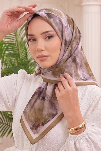 moda selvim إشارب بيج 512ERBK1201 - Thumbnail