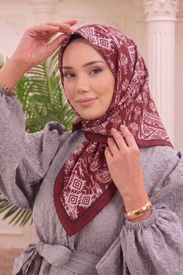 Modaselvim Scarves Scarf 516ERBK1201 Burgundy