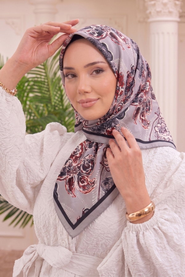 Modaselvim ايشاربات إشارب رمادي 519ERBK1201