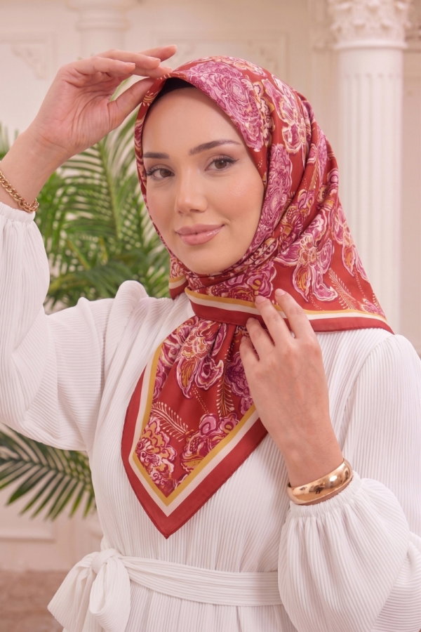 Modaselvim ايشاربات إشارب أحمر رماني 519ERBK1201