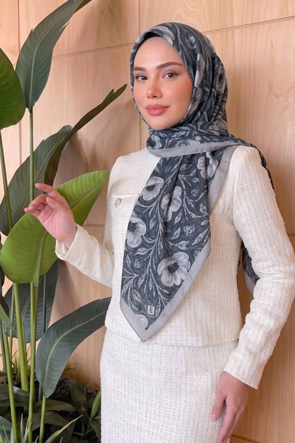 Modaselvim ايشاربات إشارب رمادي 522ERBK1201
