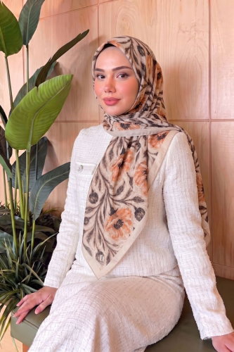 E.R.B.K. - Scarf 522ERBK1201 Light Beige