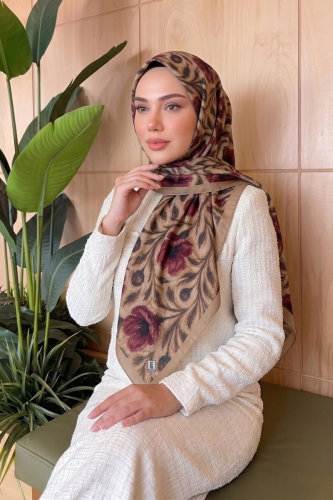 E.R.B.K. - Scarf 522ERBK1201 Light Brown