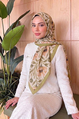 moda selvim إشارب أخضر 522ERBK1201 - Thumbnail