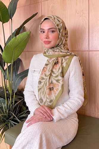 moda selvim إشارب أخضر 522ERBK1201 - Thumbnail