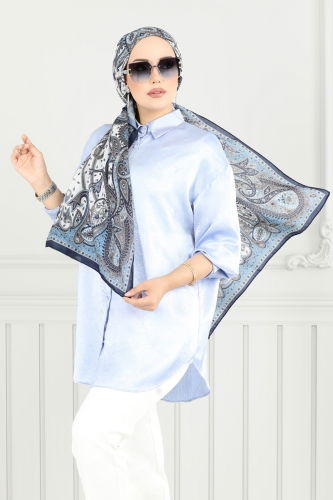 A.R.T. - Scarf 701ART1138 Blue & Navy Blue