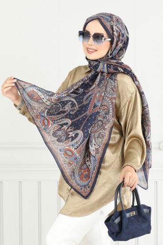 A.R.T. - Scarf 701ART1138 Navy Blue