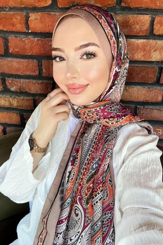 A.R.T. - شال بيج غامق 704ART1138