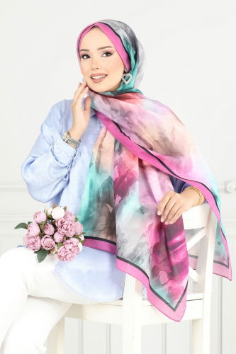 A.R.T. - Scarf 706ART1138 Fuchsia&Mint