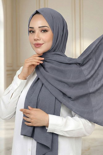 moda selvim Scarf PL3003 Anthracite - Thumbnail