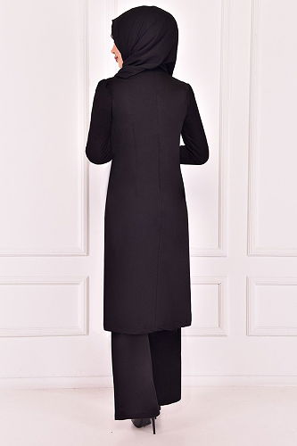 moda selvim مجمعةASM2180-M أسود - Thumbnail