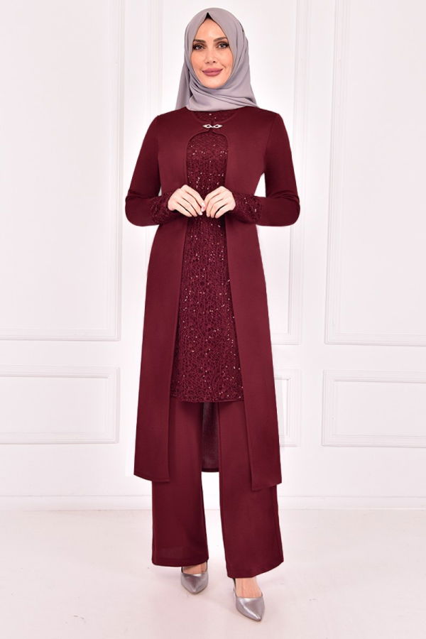 Modaselvim خصم صافٍ20%+20% في سلة التسوق مجمعةASM2180-M بوردو