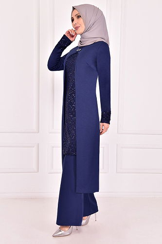 moda selvim مجمعةASM2180-M إنديغو - Thumbnail